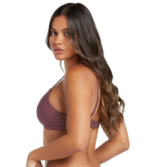 Volcom Women's Simply Seamless V Neck Bikini Top
