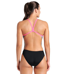 Arena Women's Airbrush Challenge Back One Piece Swimsuit