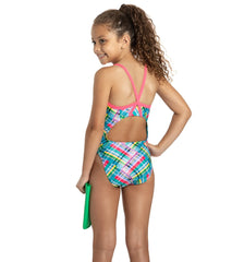 Sporti x Alex Walsh Madras Mania Thin Strap One Piece Swimsuit Youth (22-28)