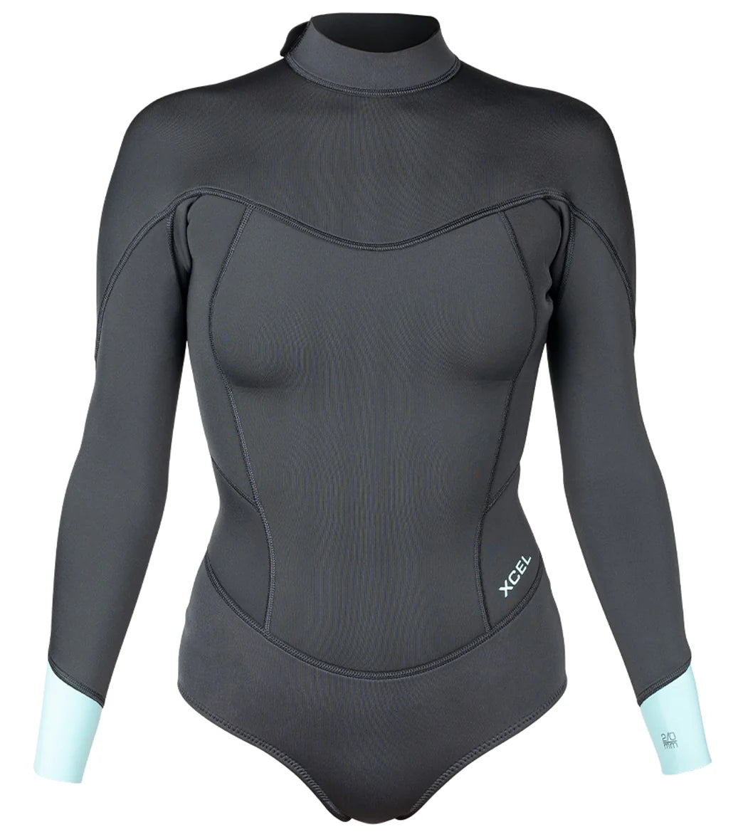 Xcel Women's 2mm Axis Back Zip Cheeky Cut Springsuit Wetsuit