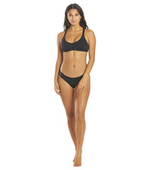 Hurley Women's Max Solid Scoop Bikini Top