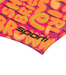 Sporti x She Is This Limited Edition Shine Bright Long Hair Bun Silicone Swim Cap