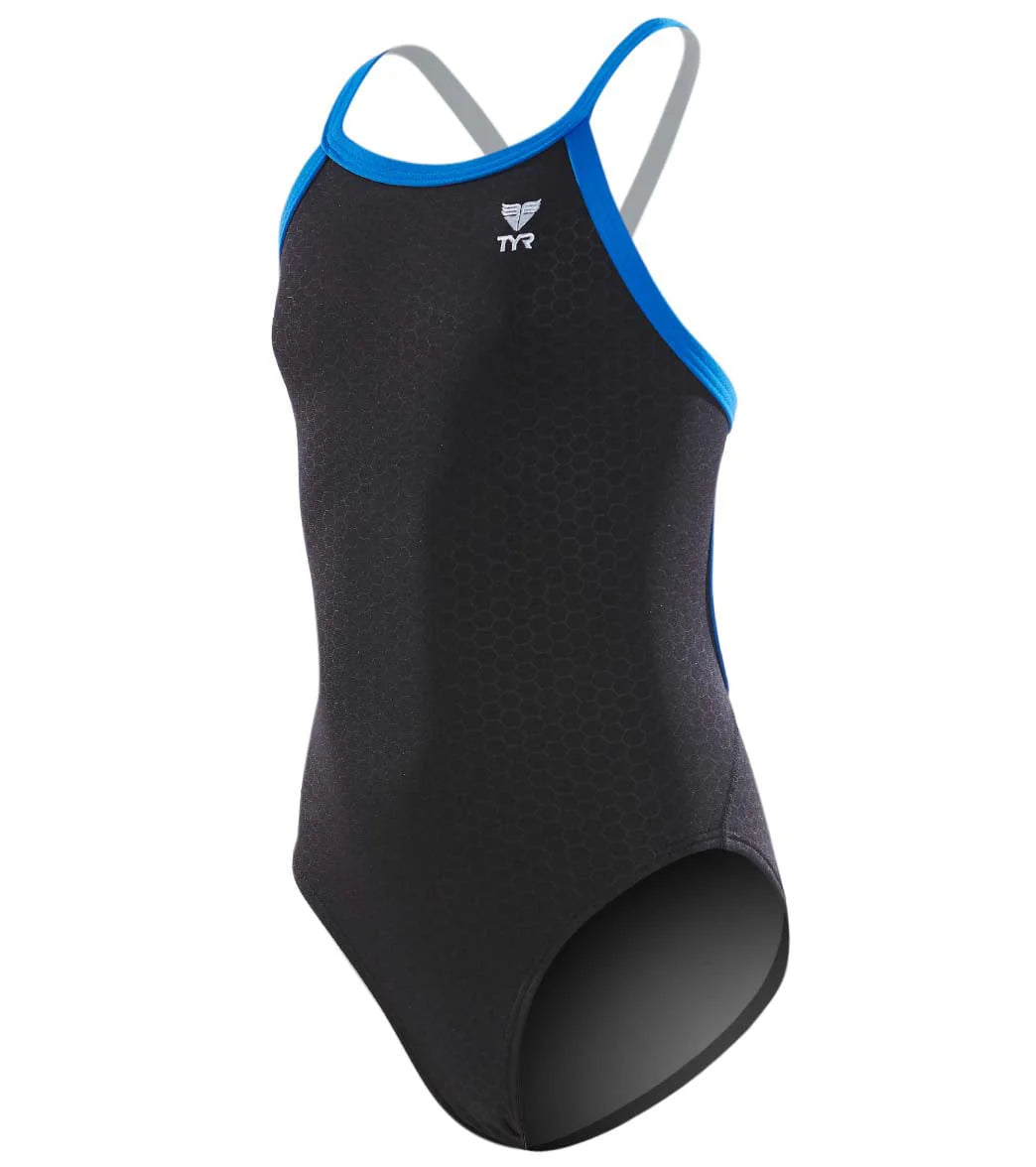 TYR Girls Hexa Diamondfit One Piece Swimsuit
