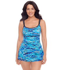 Longitude Women's Playing Koi Empire Princess Swim Dress