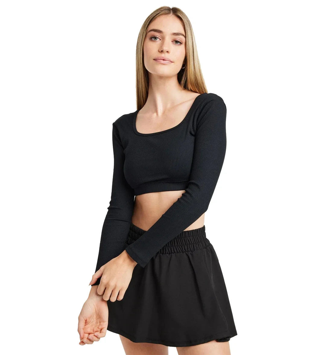 Year of Ours Ribbed Cropped Long Sleeve