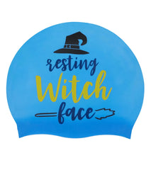 Sporti Limited Edition Witch Cat Silicone Swim Cap