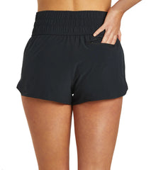 Hurley Women's Solid High Waist 2.5" Boardshorts