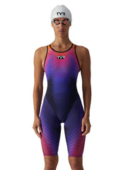 TYR Women's Venzo Omnia Phantom Open Back Tech Suit Swimsuit