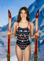Sporti Granny Sweater Woodland Micro Back One Piece Swimsuit (26-40)