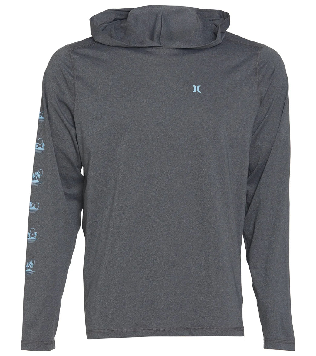Hurley Men's Arm Bars Hybrid UPF+ Hoodie