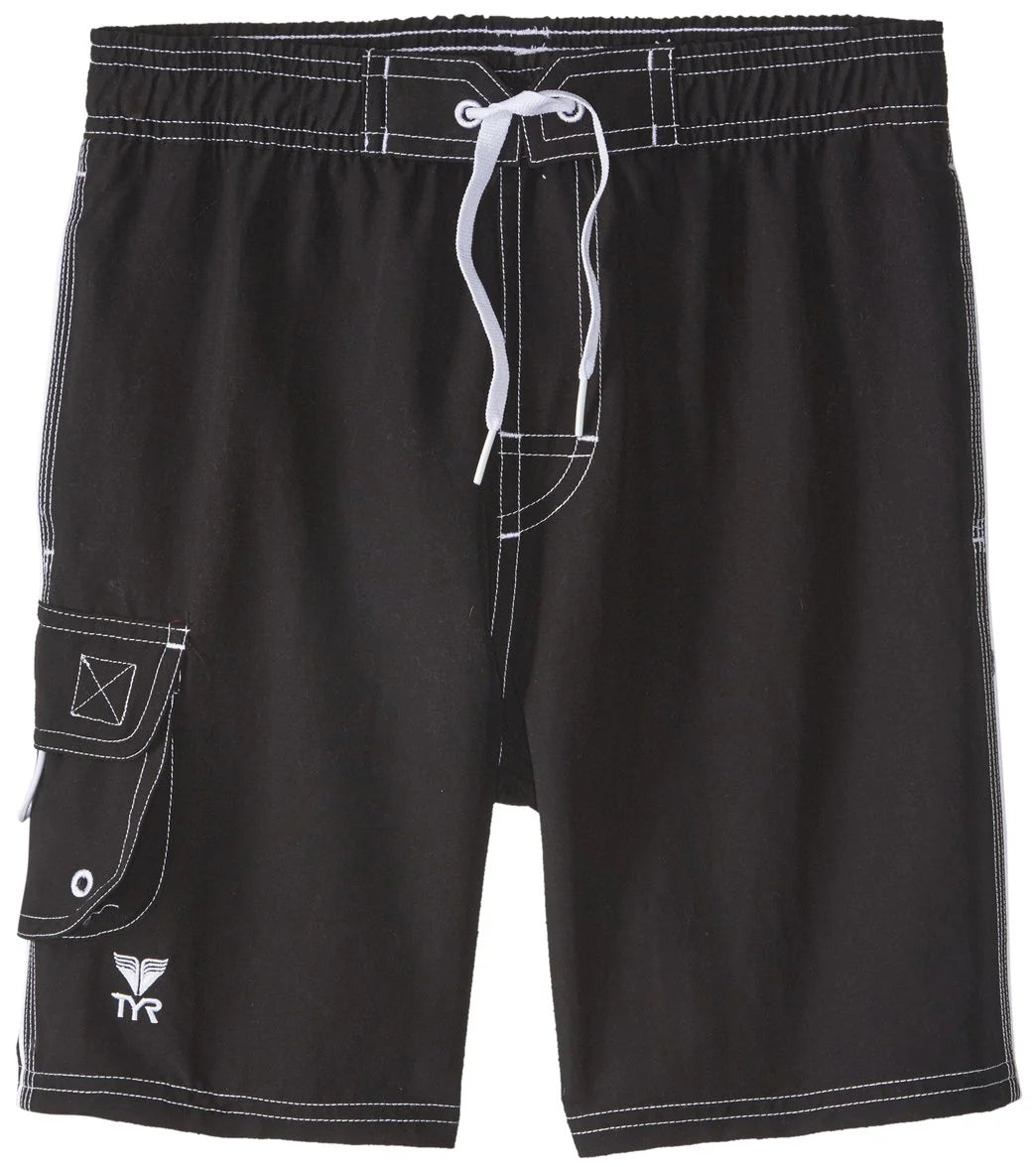 TYR Boys' Solid Challenger Swim Short (Toddler, Little Kid, Big Kid)