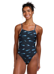 JOLYN Women's Perry Shortfin One Piece Swimsuit