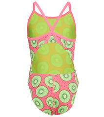 Sporti HydroLast Love Kiwi Thin Strap One Piece Swimsuit Youth (22-28)
