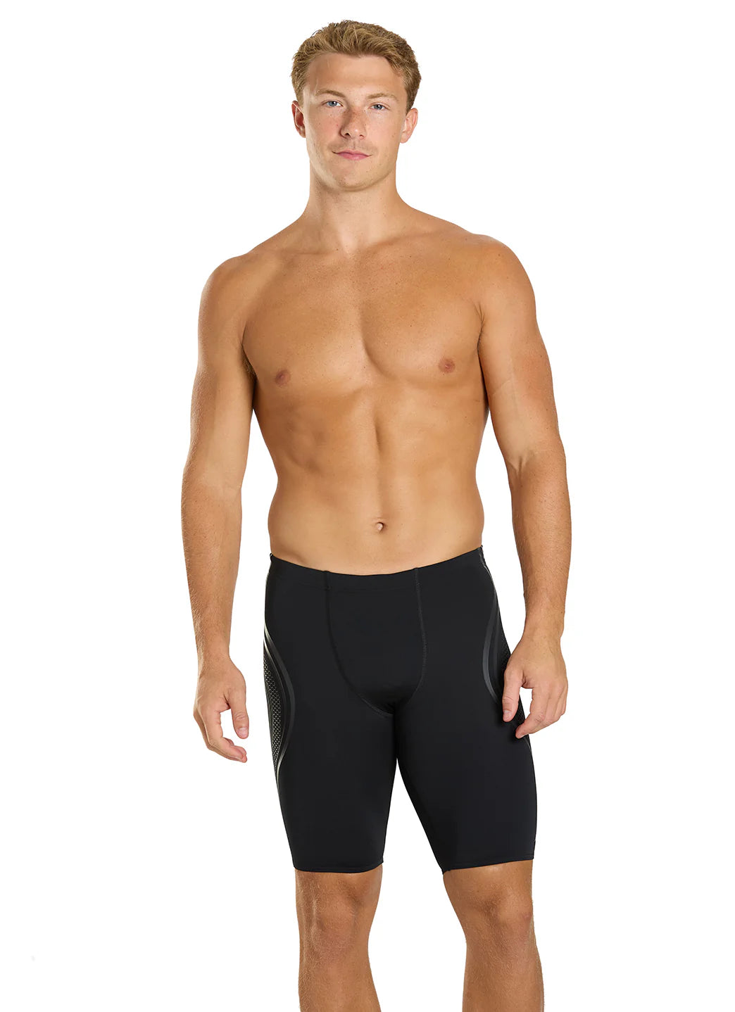 Speedo Men's Printed Movement Jammer Swimsuit