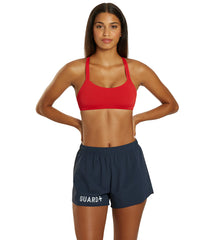 JOLYN Women's Janie 2.0 Lifeguard Logo Run Short