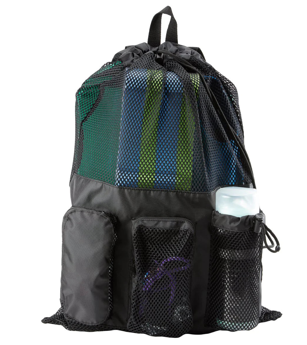 Sporti Equipment Color Block Mesh Backpack