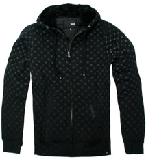 Hurley Guys' Iconic Print Zip Up Hoodie