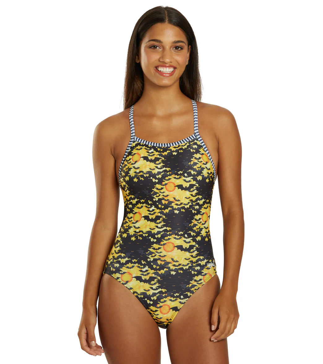 Dolfin Women's V-2 Back One Piece Swimsuit