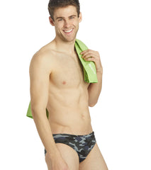 Sporti HydroLast Men's Camo Water Polo Brief