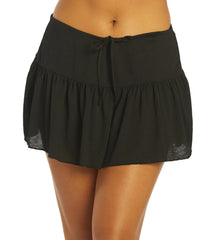 Hurley Women's Solid Mini Skirt Coverup