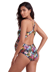 EQ Swimwear Women's Fiji Floral Banded Maternity One Piece Swimsuit
