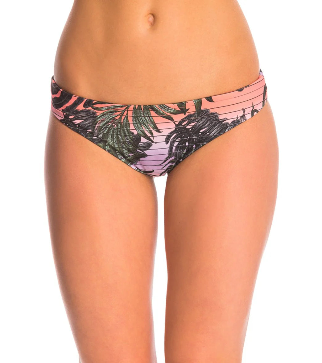 Hurley Sunset Palms Reversible Brief Bikini Bottom