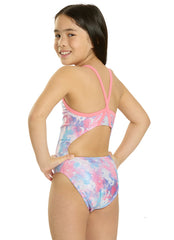 Sporti Unicorn Dreams Foil Thin Strap One Piece Swimsuit Youth (22-28)