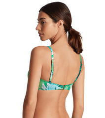 Lauren Ralph Lauren Women's Cartago Palms Single Strap Twist Underwire Bikini Top