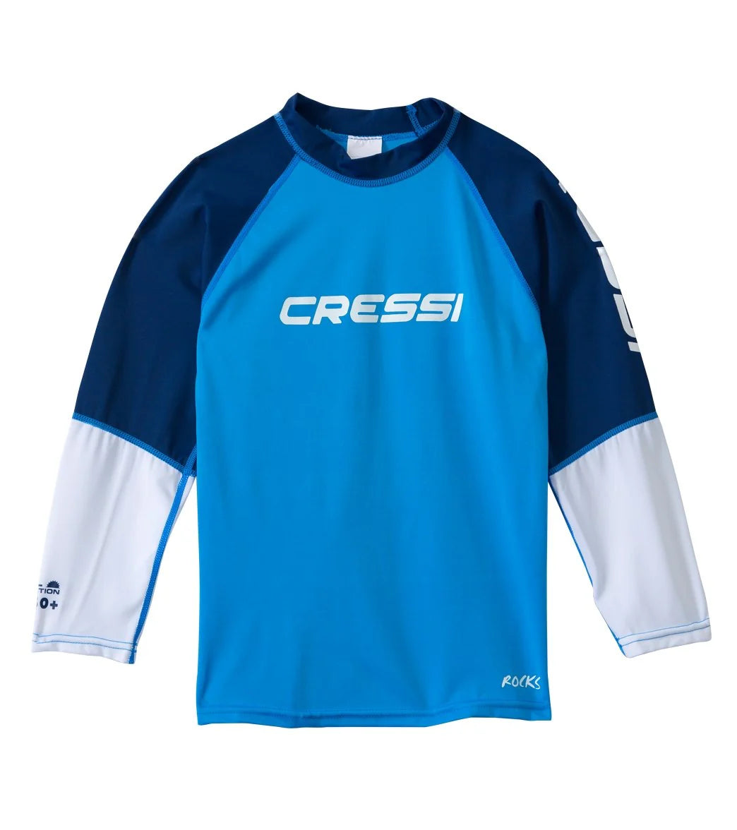 Cressi Boys' Rocks Long Sleeve Rashguard (7yrs-15yrs)