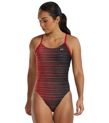 TYR Women's Speedwarp Durafast Elite Cutoutfit One Piece Swimsuit