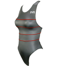 TYR Aqua Shift Female Solid Aeroback Tech Suit Swimsuit