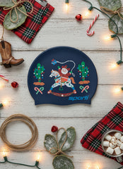 Sporti Yule Tide Wrangler Silicone Swim Cap
