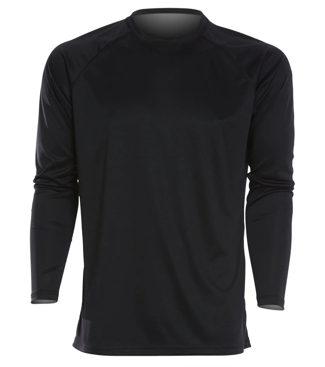 Sporti Men's Solid L/S UPF 50+ Sun Shirt