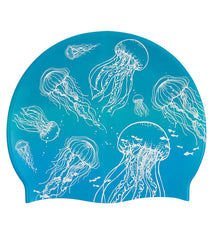 Sporti Jellyfish Silicone Swim Cap